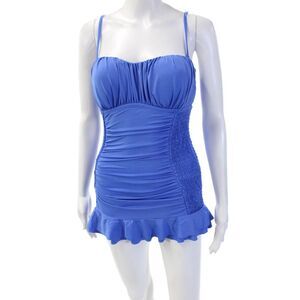 Kenneth Cole Women Swimdress Blue 84% Nylon 16% Elastane Size S